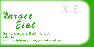 margit eipl business card